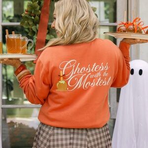 Living Fully Co. Mallory Ervin Ghostess with the Mostest Crewneck XXL NWT
